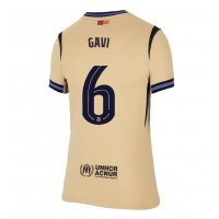 Barcelona Paez Gavi #6 Vonkajší Ženy futbalový dres 2025-26 Krátky Rukáv